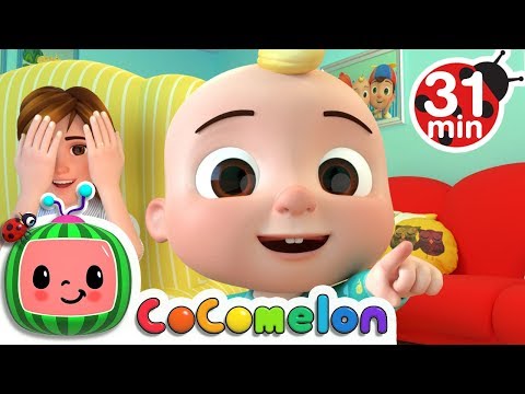 Peek A Boo + More Nursery Rhymes &amp;amp; Kids Songs - CoComelon