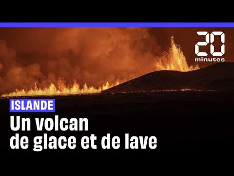 Islande : Les images impressionnantes d'un volcan entr&eacute; en &eacute;ruption au sud de Reykjavik