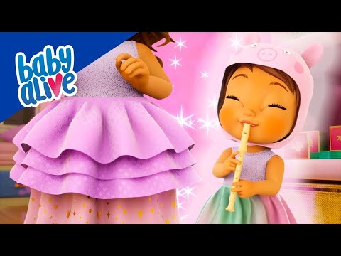 Baby Alive Official 👗 Princess Ellie Picks Out Her Outfit! Pretend Play 👑 Kids Videos 💕