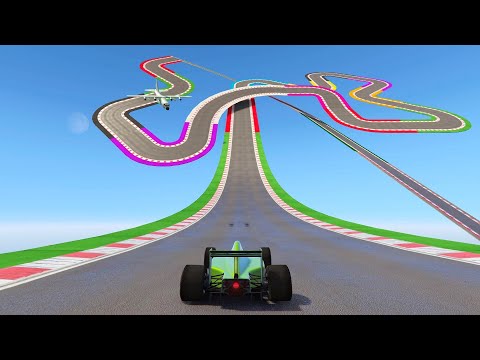 F1 Maze Track Race - Where Does This Thing End!!