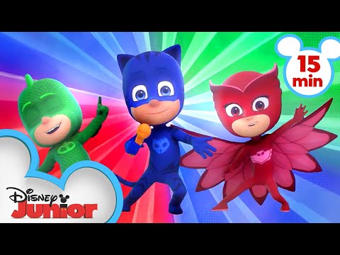 PJ Masks ALL Music Videos Compilation | 15 Minute Compilation | PJ Masks | 