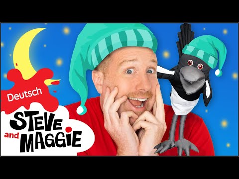 Steve and Maggie Deutsch Schlafenszeit Routine lustige Geschichte f&uuml;r Kinder