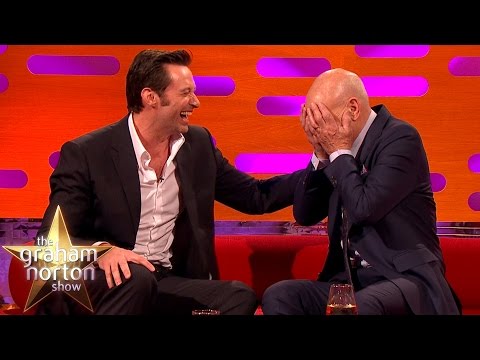 Hugh Jackman Loses It Over Sir Patrick Stewart&rsquo;s Ridiculous Circumcision Story -  Graham Norton Show