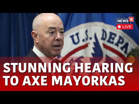 Homeland  Secretary On Security Mayorkas LIVE | House Panel Holds Impeachment Hearing For Mayorkas