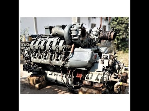 MTU 12V4000 Marine Diesel Engine with ZF Gearbox