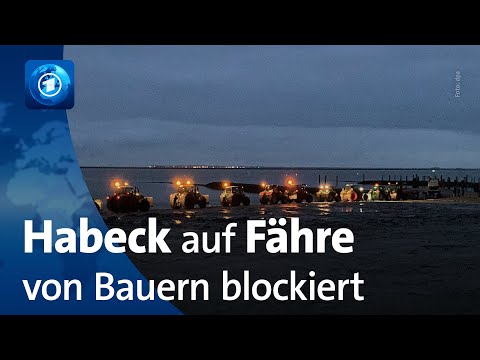 Emp&ouml;rung nach Blockade von F&auml;hre mit Habeck an Bord