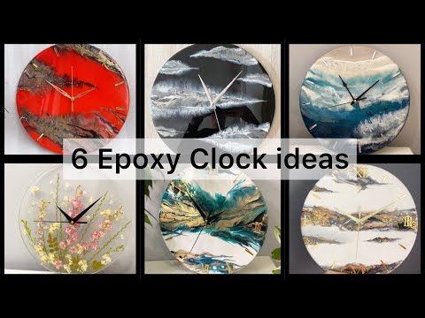 Ideas for epoxy clocks!