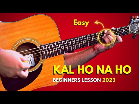 Learn KAL HO NA HO on GUITAR  🎸 | Beginner GUITAR Lesson 2023 | SRK Guitar Song