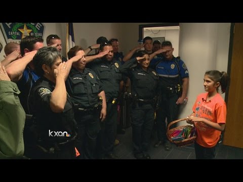 10 year old brings Austin police to tears with two simple words