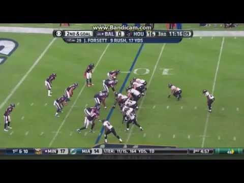 Texans VS Ravens (Torrey Smith TD, Bad Defensiv Coverage)