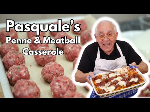 Baked Penne and Meatball Casserole by Pasquale Sciarappa