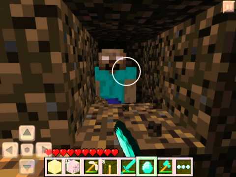 I FOUND herobrine Minecraft PE