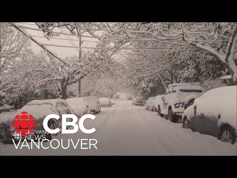 Heavy snow blankets Metro Vancouver