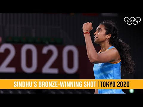 PV Sindhu won bronze with this shot! 🏸 | 