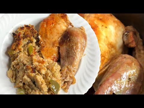 Fall Off The Bone Turkey ? Turkey and Stuffing- Thanksgiving Dinner- Mattie&amp;rsquo;s Kitchen