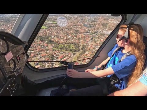 10-Year-Old Pilot Learns to Fly Electric Planes in Australia