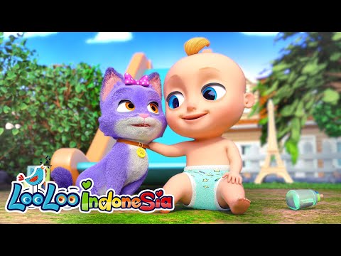 🐱 Petualangan Lucu Bersama Kucingku - Kompilasi 1 Jam Lagu Anak Terpopuler dari LooLoo Kids