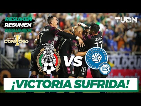 Resumen y goles | M&eacute;xico vs El Salvador | Copa Oro 2021 | Grupo A | TUDN