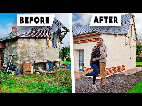 TIMELAPSE  RENOVATION - A COUPLE RENOVATE A FRENCH HOUSE IN 20 MINUTES