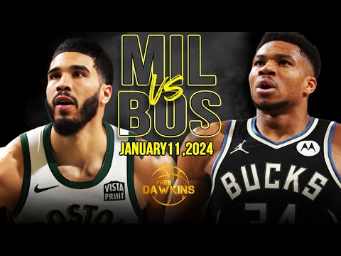 Milwaukee Bucks vs Boston Celtics Full Game Highlights | January 11, 2024 | FreeDawkins