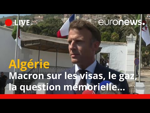 En direct | Alg&eacute;rie : D&eacute;claration d'E. Macron apr&egrave;s sa visite du cimeti&egrave;re Saint-Eug&egrave;ne