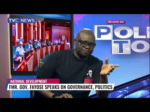 Former Gov Fayose Speaks On Governance, Politics