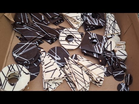 chocolate 🍫 chocolate garnish || make chocolate garnish