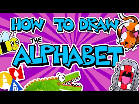 How To Draw The Entire Alphabet! ABC Drawings!