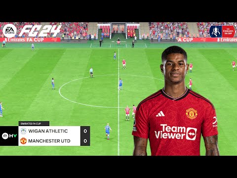 FC 24 | Wigan Athletic vs Manchester United - The Emirates FA Cup - PS5&trade; Full Gameplay