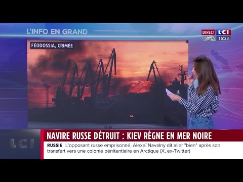 Navire russe d&eacute;truit en Mer Noire : les Ukrainiens r&egrave;gnent sur cette mer