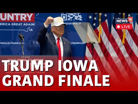 Trump LIVE | Trump's Rally In Iowa LIVE | Donald Trump Iowa Speech LIVE | USA News LIVE | N18L