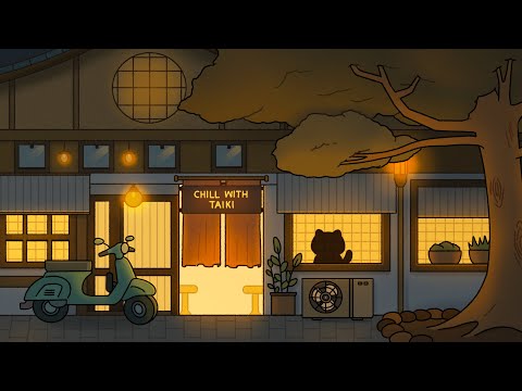 japanese night cafe vibes / a lofi hip hop mix ~ chill with taiki