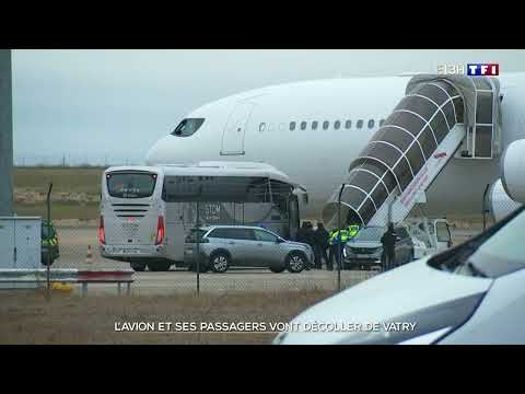 L'avion et ses passagers vont d&eacute;coller de Vatry