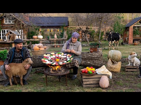 Shepherd's Style Sadj - Cooking Old Rustic Dish