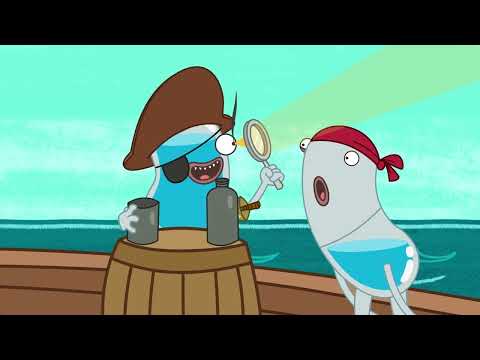 Pirate Treasure | HYDRO and FLUID | Funny Cartoons for Children