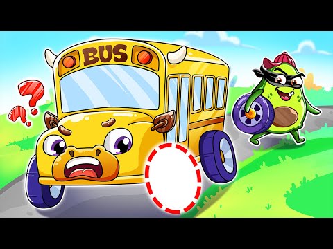 School Bus Lost Wheel Song | I Lost my Wheel 😱 | Kids Songs &amp; Nursery Rhymes by YUM YUM