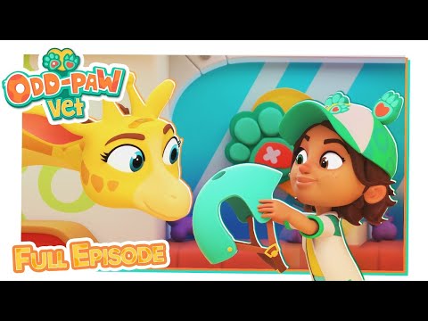 Kangaraffe Needs a Helmet ?⛑ Odd-Paw Vet ??️ Family Kids Animal Cartoons