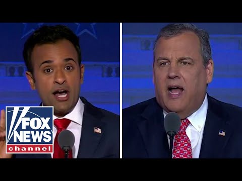 Vivek and Christie clash over Trump: 'I'm not running for president of MSNBC'