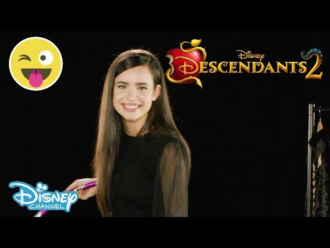 Descendants 2 | Hula Hoop Challenge ft. Sofia Carson | Official Disney Channel UK