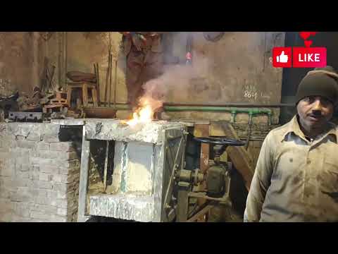 Amazing skills of sand casting about ice shaver machine