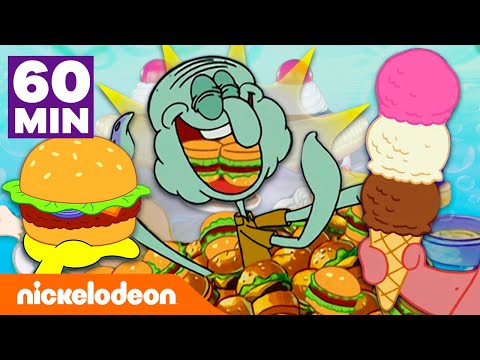 Bob Esponja | Maratona de Comida DELICIOSA do Bob Esponja! 😋 | Nickelodeon em Portugu&ecirc;s