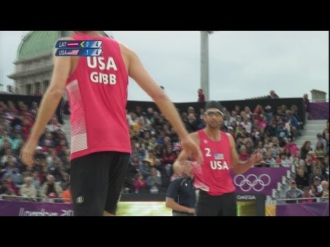 Beach Volleyball Men's Quarterfinals - Latvia v USA Full Replay - London 2012 Olympics