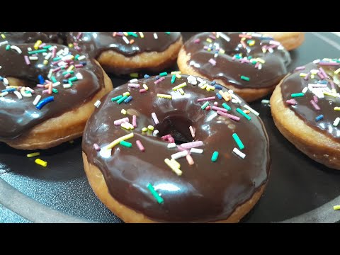 Soft Donuts || Homemade Chocolate Donuts || Maryam's Food Diary