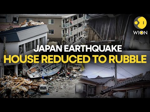 Japan Earthquake: House reduced to rubble after powerful quake in Japan | WION