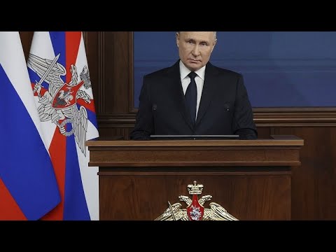 Putin asegura ante los generales rusos que sus tropas &quot;tienen la iniciativa&quot; en Ucrania