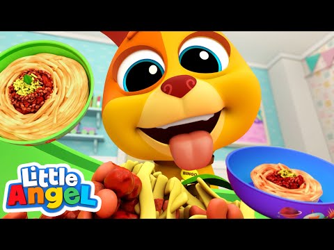 Bingo's Silly Spaghetti Song | Kids Cartoons and Nursery Rhymes