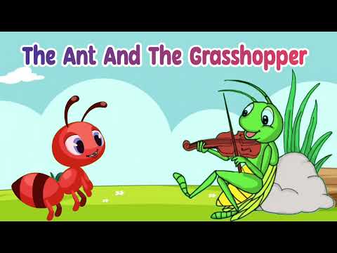 The ant and the grasshopper | Story in English | Story for kids | Short story in english with moral