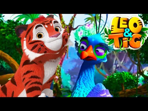 LEO and TIG 🦁 🐯 New episodes collection &mdash; The Two Captains 💚 Moolt Kids Toons Happy Bear