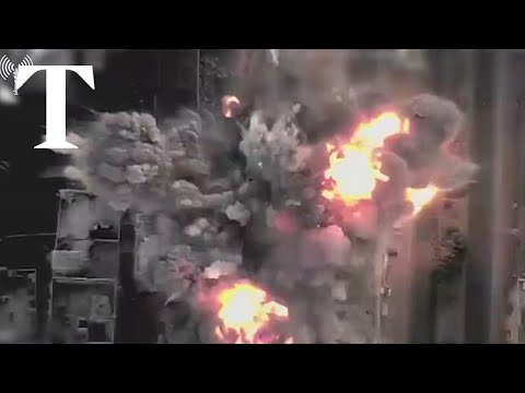 IDF releases footage of strikes on claimed Hamas targets