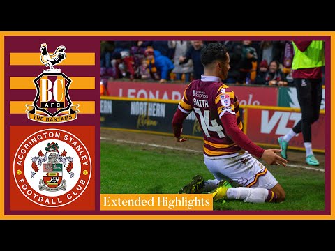 EXTENDED HIGHLIGHTS: Bradford City v Accrington Stanley